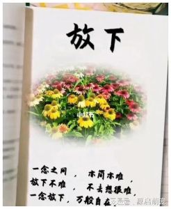 学会放下图片带字图片_放下执念，生活更轻松！