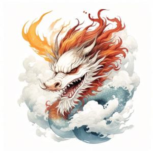 一人一龙的图片帅气_超帅一人一龙图，手机电脑背景气势十足，学画龙参考绝佳！