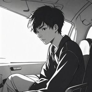 车上真人男生头像侧脸_酷帅丧男司机头像，心情起伏谁懂？评论区聊聊！