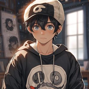 动漫卫衣带帽男生头像_酷炫动漫男生头像，卫衣帽子造型，快来评论区聊聊你的头像！