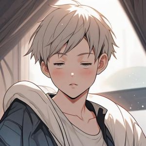 动漫男生犯困头像_低调帅气，QQ微信个性头像优选！