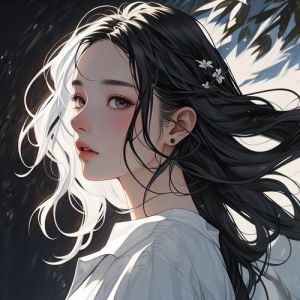 女生头像气质 长发_长发日落女神头像，优雅高级显气质，微信QQ微博必备！
