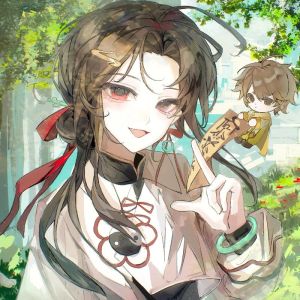 拿符纸动漫女生图片_神秘文化推广新宠