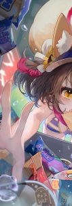《二次元动漫少女清凉图片高清》_好看的动漫女生壁纸，清新活力，适合做屏保