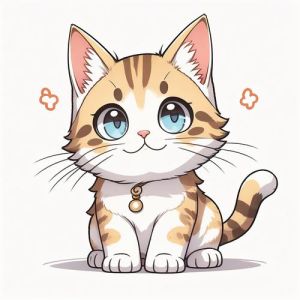 小猫咪卡通图片可爱_超萌猫咪壁纸，点亮你的手机电脑！