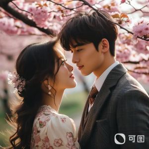 樱花树下情侣美图_樱花情侣照超浪漫！日本大道上依偎牵手，手机壁纸必备！