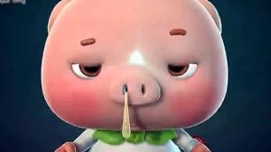 小呆呆流鼻涕的恶搞图片_搞笑流涕表情包，朋友圈必备，逗乐朋友超有趣！