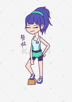 动漫人物做运动表情包_聊天逗乐 手机电脑壁纸
