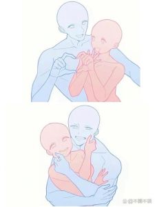 动漫cp双人互动素材_动漫甜蜜打斗互动素材，爱好者和做动画者的宝库！
