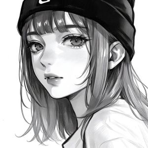 戴帽子的美女头像_时尚美女戴帽子，果汁手中，轻松个性微信头像