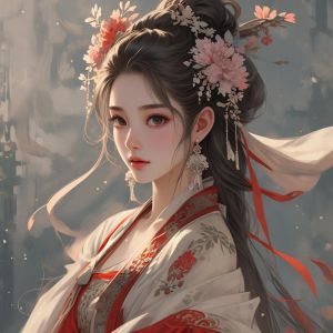 古风美女动漫头像_古风动漫美女头像，优雅东方风，适合头像背景