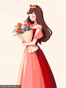 女神卡通图片素材_女神节卡通海报图，创意祝福带互动，吸睛又应景！