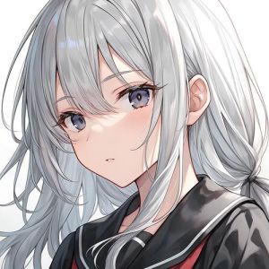 二次元图片女孩高冷_电脑壁纸头像同好会宣传必备