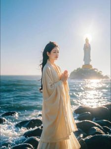 信佛拜佛女人图片_平静舒适，适合佛教网站和心灵修养文章