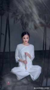 禅意古风女子图片_安静美好，放松身心