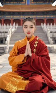 佛系美女意境图片_淡定随缘，心平气和的好选择